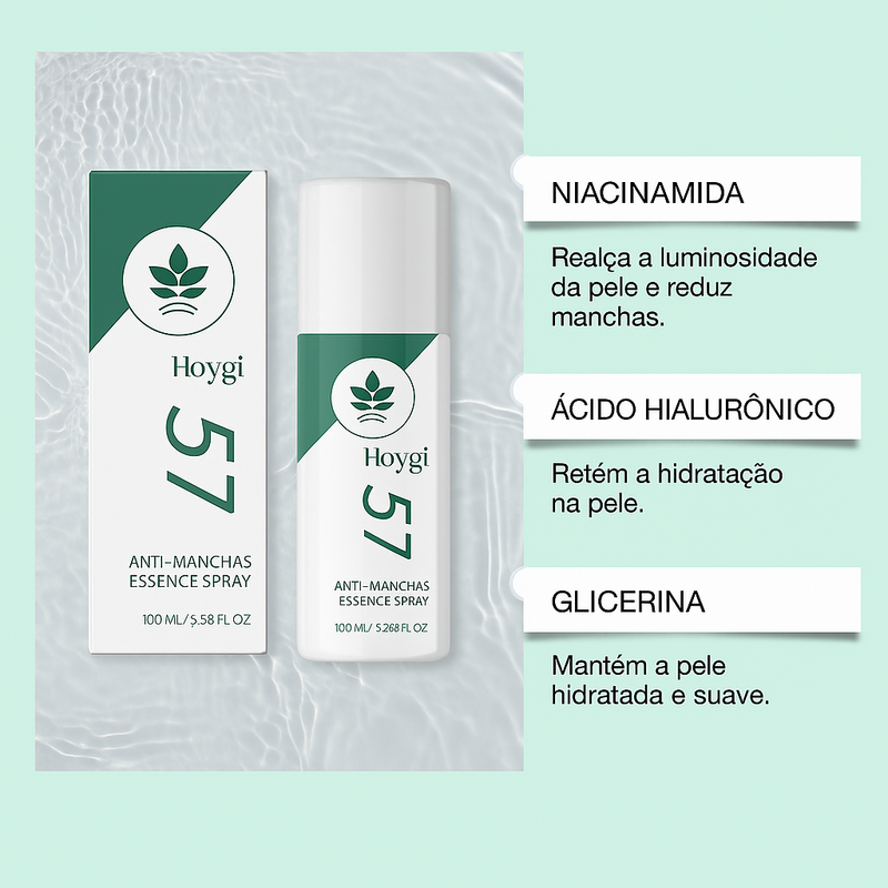Spray Clareador Facial PureSkin – Uniformiza e Ilumina o Tom da Pele